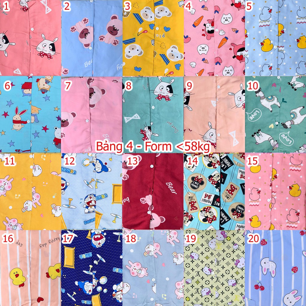 [Mã WA2410 giảm 10k đơn 99k] [PHẦN 2] Đồ Bộ Pijama Kate Thái - Ko Viền Form Dưới 58kg | BigBuy360 - bigbuy360.vn