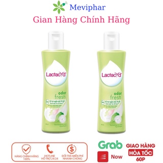 Dung dịch vệ sinh phụ nữ lactacyd odor fresh ngăn mùi 24h 250ml