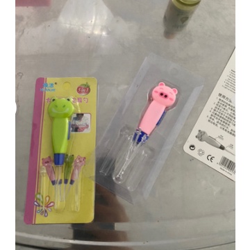 Dụng cụ ráy tai ba đầu hình thú dễ thương