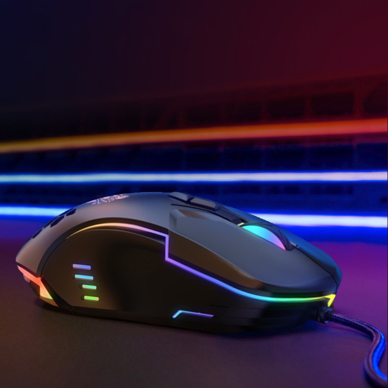 Chuột Quang Chơi Game 7 Nút Bấm Có Đèn Nền