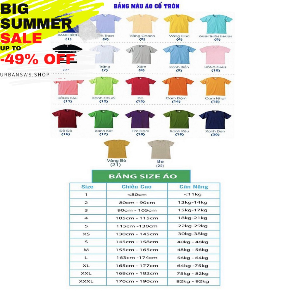 (XẢ KHO NGHỈ SHOPEE) Áo Thun Trơn Nhiều Màu T-shirt