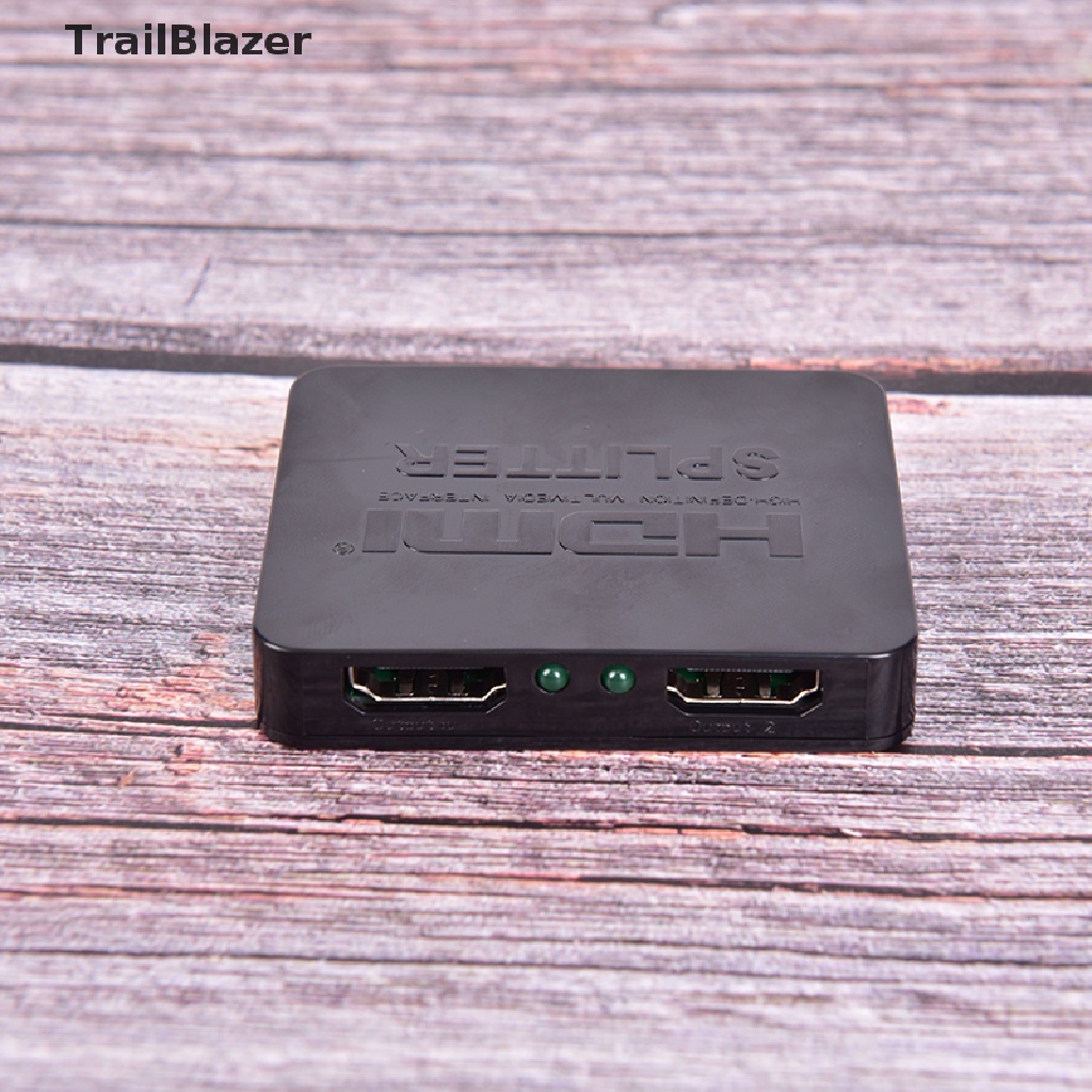 Tbvn Full HD 4K HDMI Splitter 1X2 2 Ports Repeater Amplifier Hub 3D 1080p 1 In 2 Out Jelly