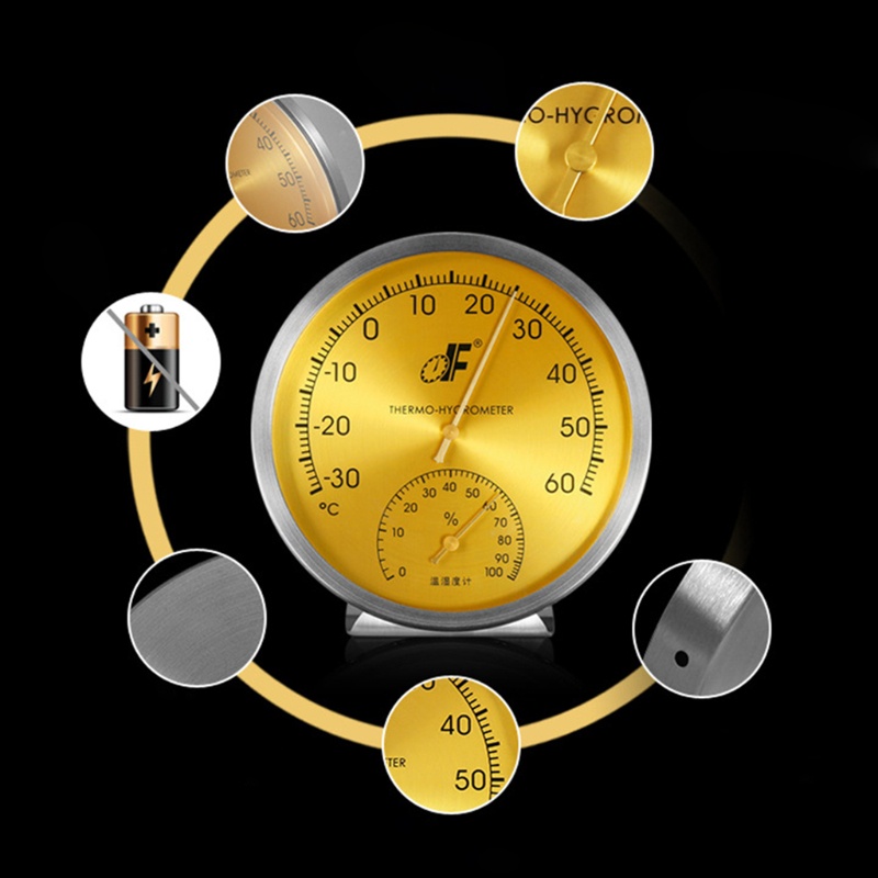 Đồng Hồ Đo Độ Ẩm Thuốc Lá Bằng Kính Thay Thế Chuyên Dụng