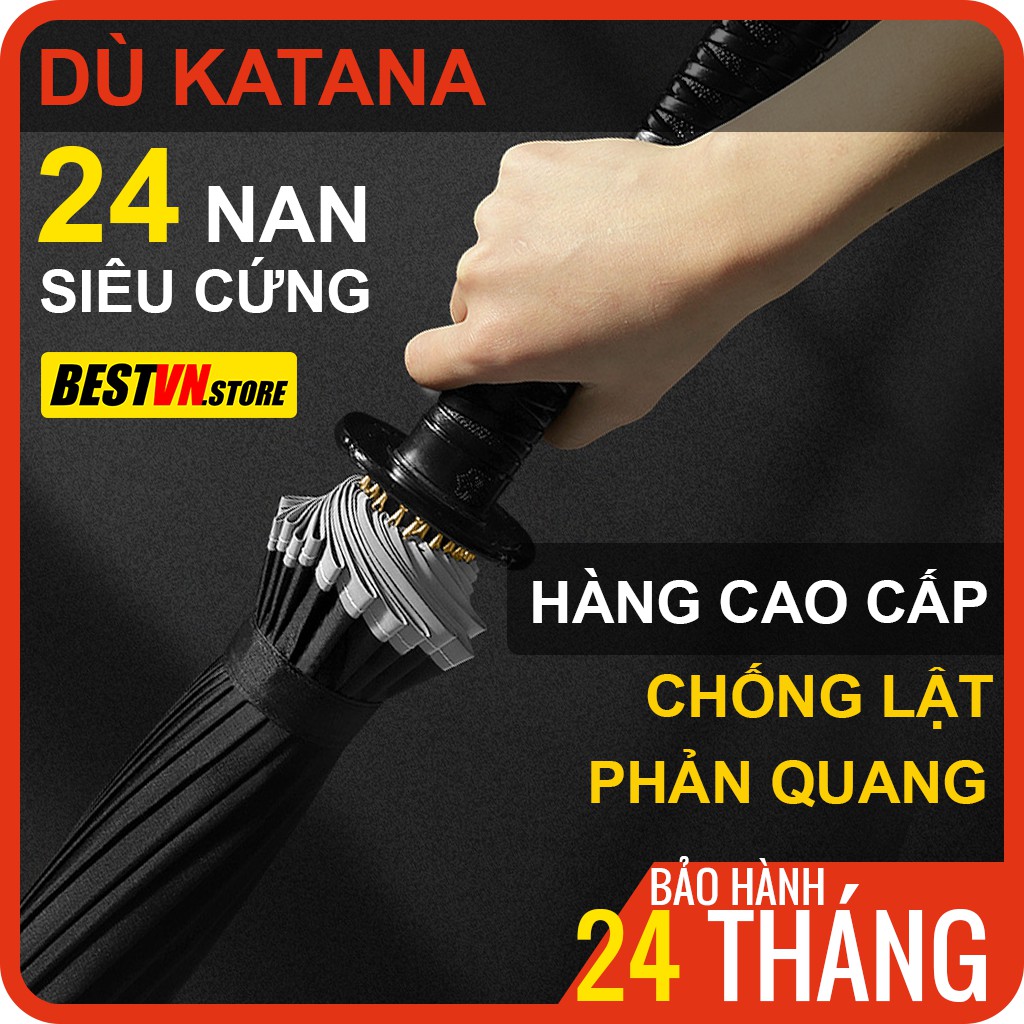 [ĐỘC ĐẸP] Dù KATANA 24 Nan Cao Cấp Siêu Đẹp, Dù 24 Nan, Dù 16 Nan Siêu Cứng Chống Lật