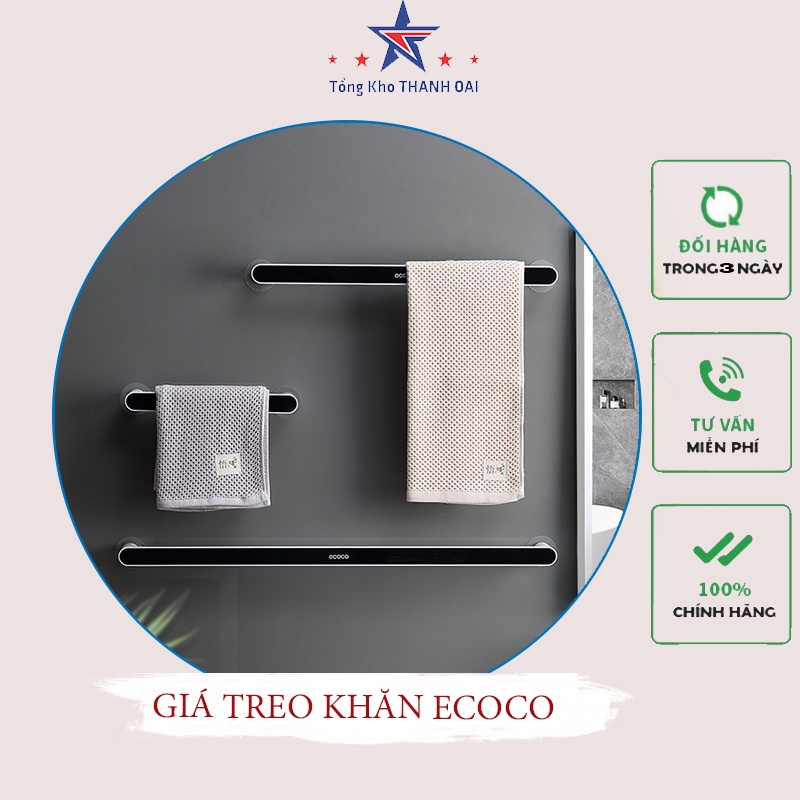 Giá treo khăn tắm treo giày khăn mặt ECOCO phụ kiện nhà tắm ST19