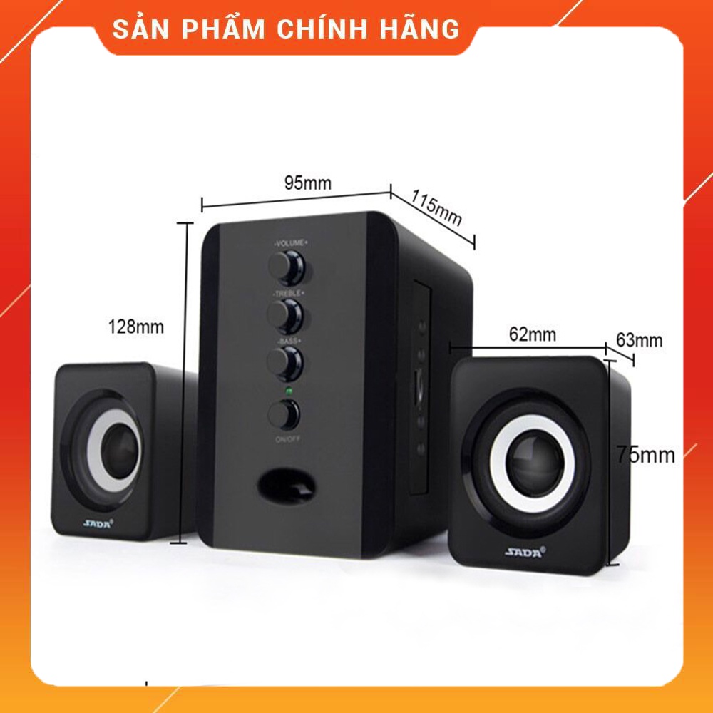 Loa Vi Tính Công Suất Lớn, Loa Nghe Nhạc Và Hát Karaoke, Dàn Loa Vi Tính Sada D202