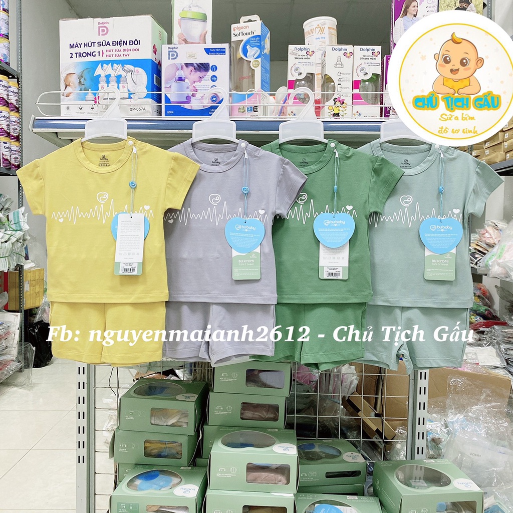 Bộ cộc tay cho bé hàng Bu Baby