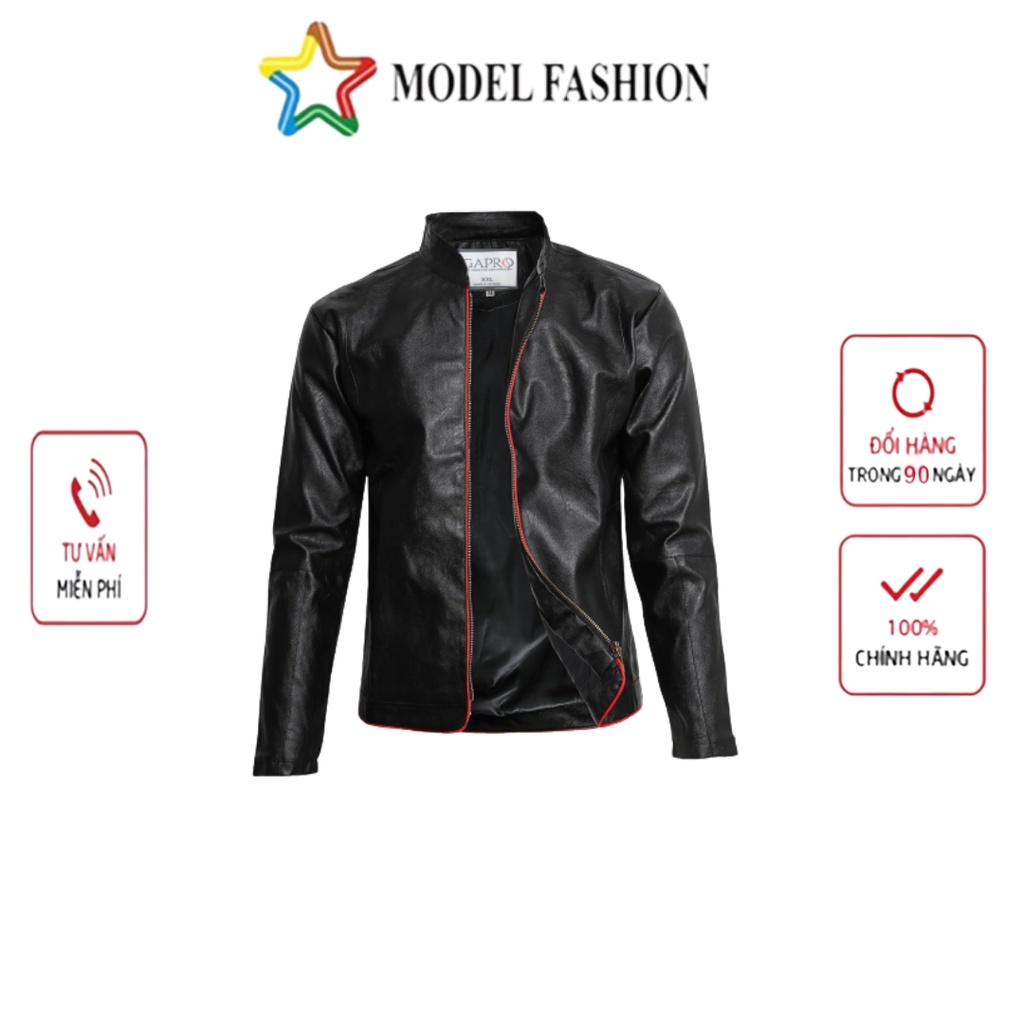 Áo khoác da nam lót dù thời trang cao cấp PHL AD018 hàng VNXK