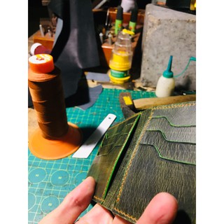 Ví nam da bò handmade