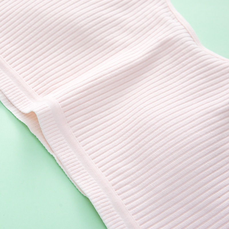 Áo lót cotton màu trơn thích hợp cho bé gái độ tuổi dậy thì