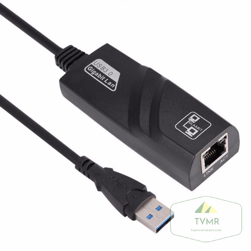 Dây Cáp Chuyển Đổi Từ Usb 3.0 Sang Cổng RJ45 | USB 3.0 To Lan 10-100-1000 Mbps CHẤT LƯỢNG CAO | BigBuy360 - bigbuy360.vn