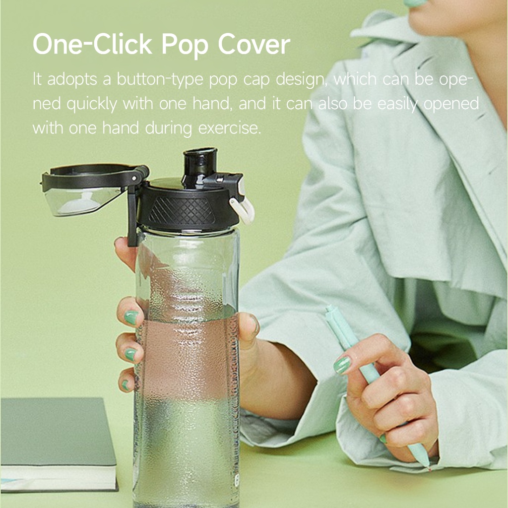 Xiaomi Youpin Bình Nước Thể Thao 600ml / 750ml An Toàn Cho Sức Khỏe