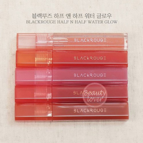 Son Black Rouge Half N Half Water Glow - Beauty Lover Son Bóng Có Màu Siêu Lì