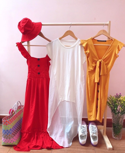 Thanh lý đầm áo form dài