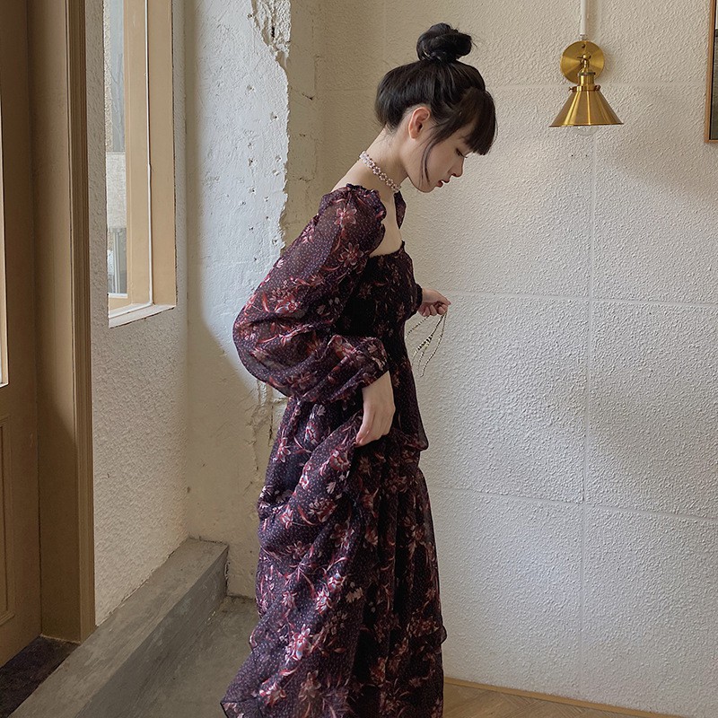 VÁY HÈ voan nữ phối hoa chấm bi dáng dài | BigBuy360 - bigbuy360.vn