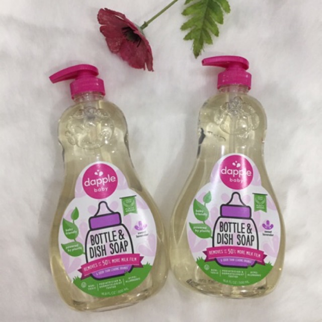 Nước rửa bình sữa Dapple 500ml không mùi - Mỹ