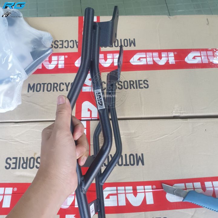 Cảng Sau Exciter 155 MRV Cảng Givi Exciter 155 Chính Hãng Thép Sơn Tĩnh Điện Lắp Thùng Sau GIVI,chính hãng Givi