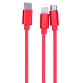 Cáp sạc dây rút 3 in 1 cổng Micro USB - Lightning - Type-C