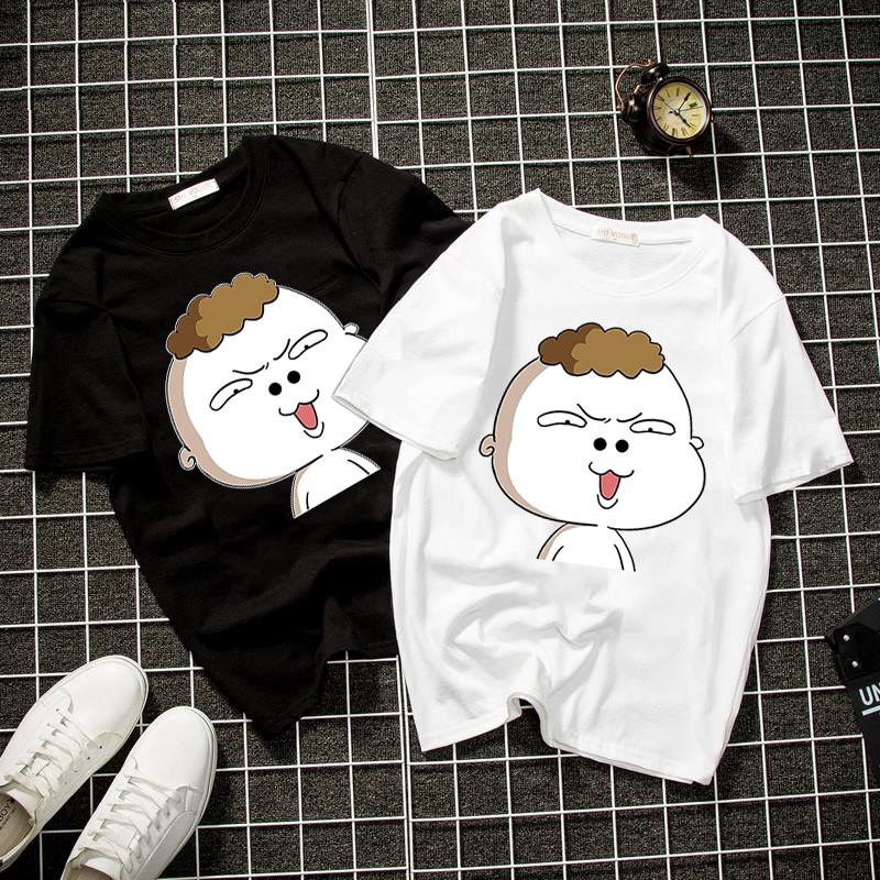 Áo thun unisex mặt ngộ nghĩnh form rộng vải dày mịn 2019T965