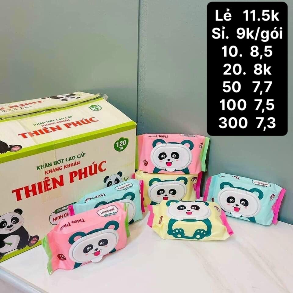 Khăn Ướt Kháng Khuẩn Thiên Phúc (1 gói)