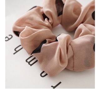 Buộc tóc SCRUNCHIES tim cute