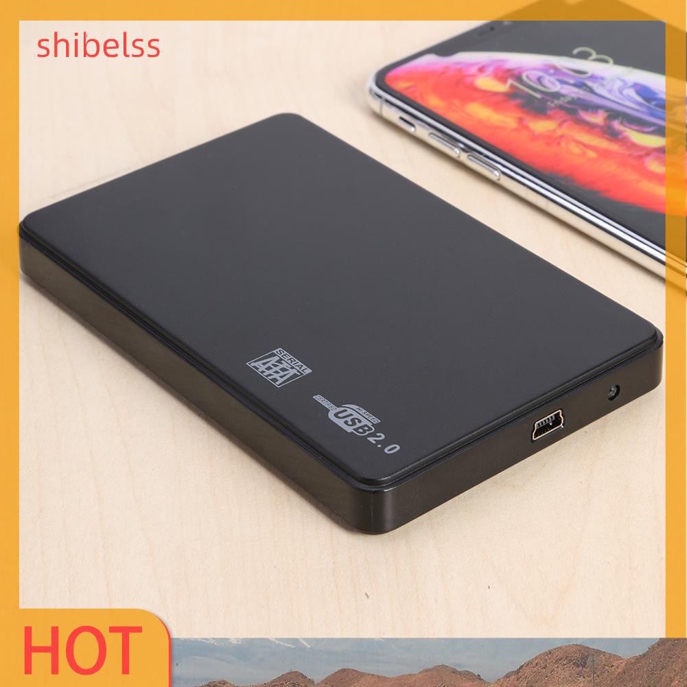 Hộp Đựng Ổ Cứng Ngoài Shibelss 2.5 Inch Sata Usb2.0 Hdd | BigBuy360 - bigbuy360.vn