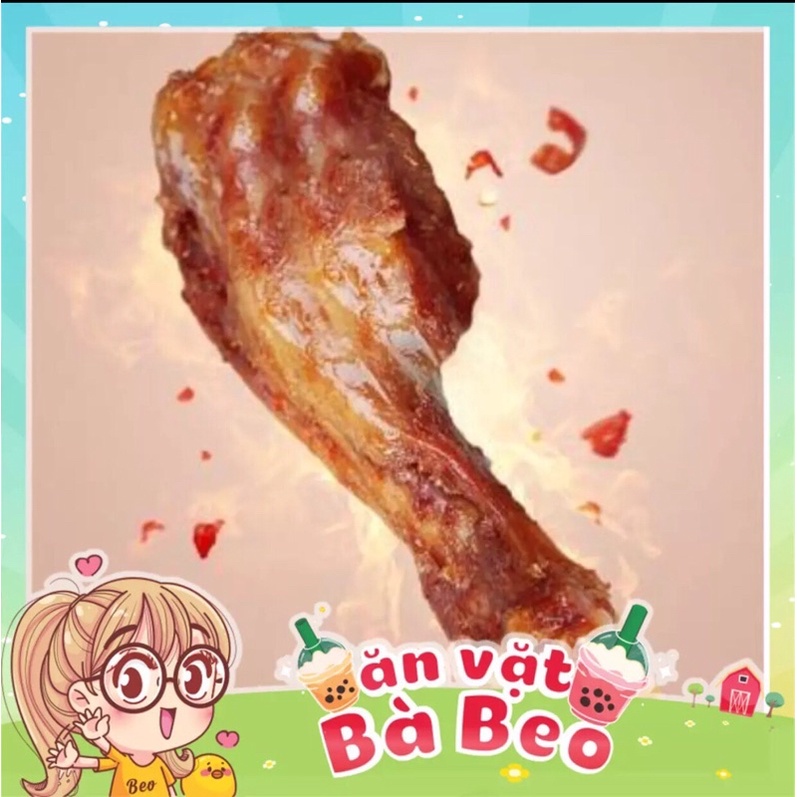 Đùi gà cay Tứ Xuyên tẩm mật ong ăn liền 1 gói 32gr đồ ăn vặt Sài Gòn vừa ngon vừa rẻ | Dacheng