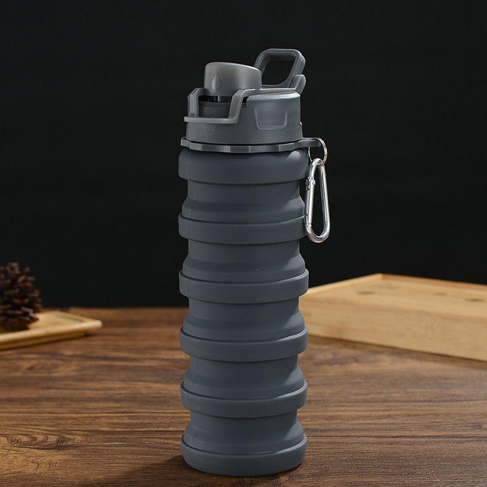Cốc Uống Nước Silicone 500ml Đa Năng Có Thể Gấp Gọn Tiện Dụng