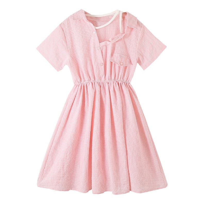 VL1 Size 140-160 (20-35kg) Váy Đầm bé gái (Đầm suông chữ A) Thời trang trẻ Em hàng quảng châu