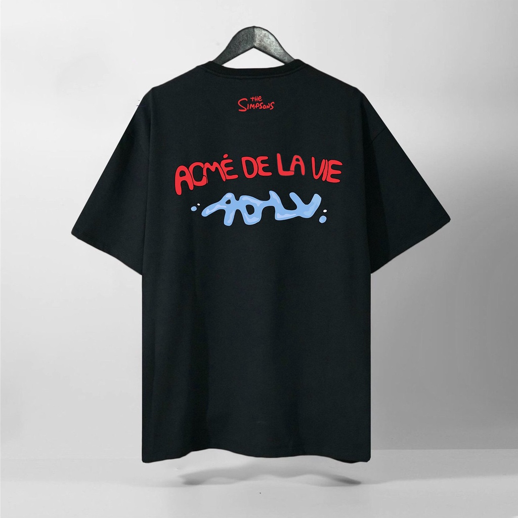 Áo Thun Tay Lỡ ADLV The Simpsons, áo phông unisex Form rộng oversize, chất liệu Cotton. KKIMShop