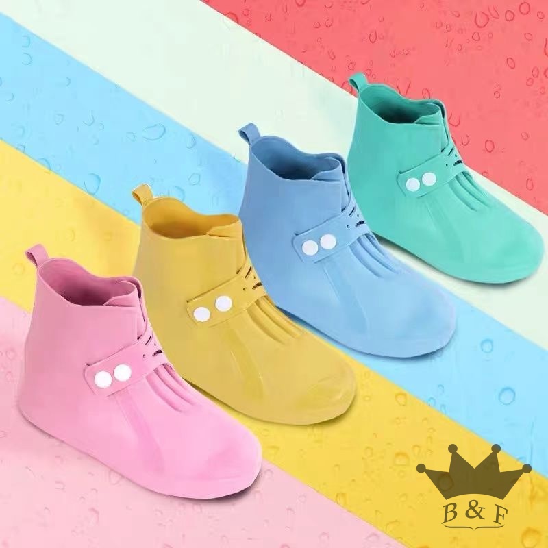 B & F☆ Ủng bảo vệ giày chống trượt chống thấm nước tiện dụng khi đi tuyết