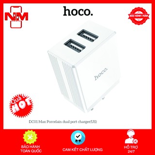 ✔CHÍNH HÃNG✔ Bộ Sạc Nhanh HOCO 2 Cổng Cho Iphone/Android