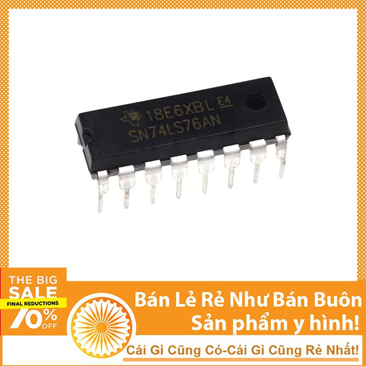 Linh Kiện IC Logic 74LS76 DIP16