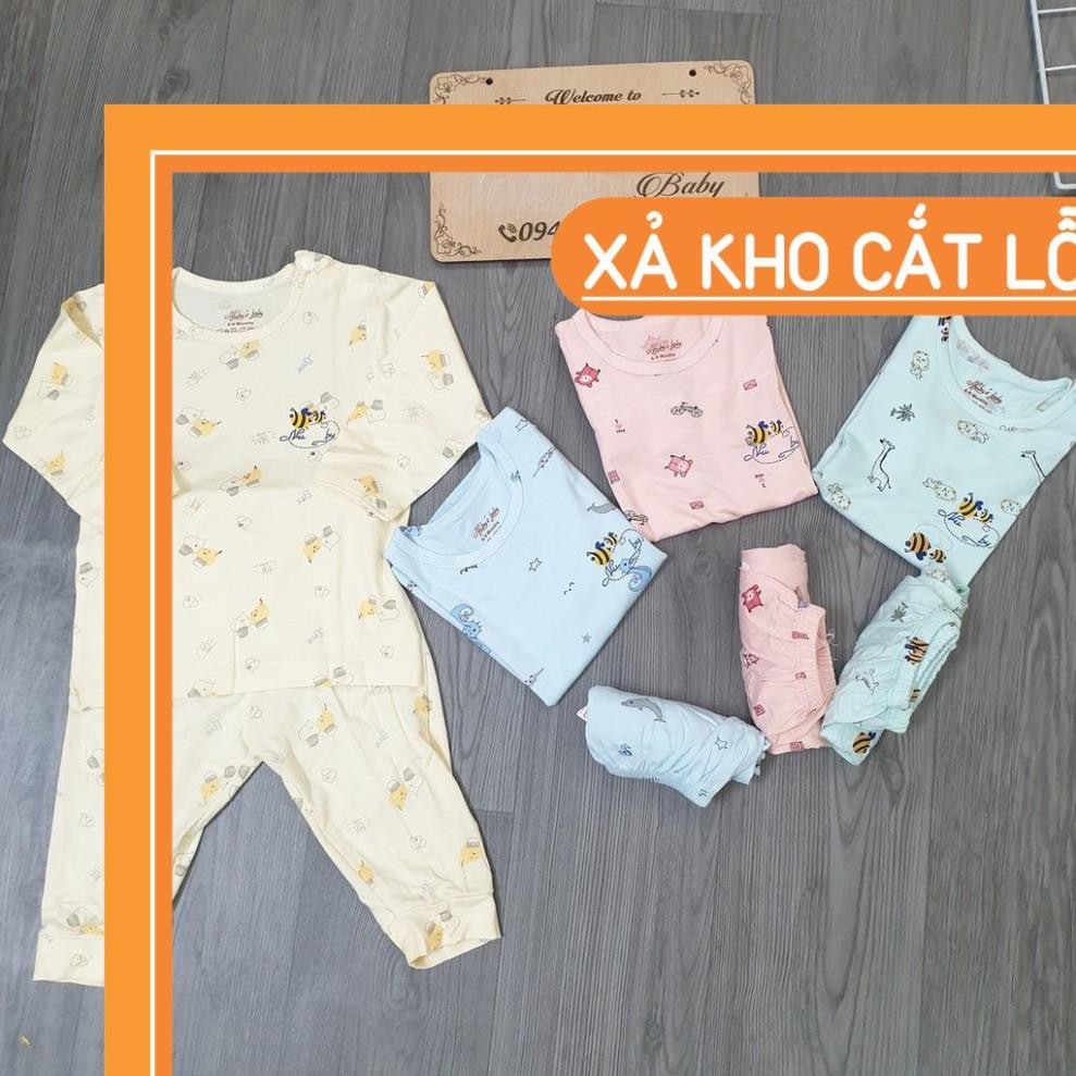 Hot Deal Bộ quần áo petit dài tay cài vai Nuby hàng Việt Nam ahikaka