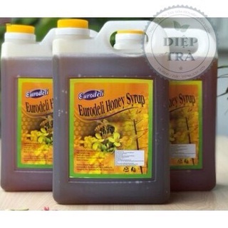 Siro mật ong Hekhang và siro mật ong Eurodeli 3 Kg (Ứng dụng làm trà chanh/trà trái cây - 5ml cho mỗi cốc trà)
