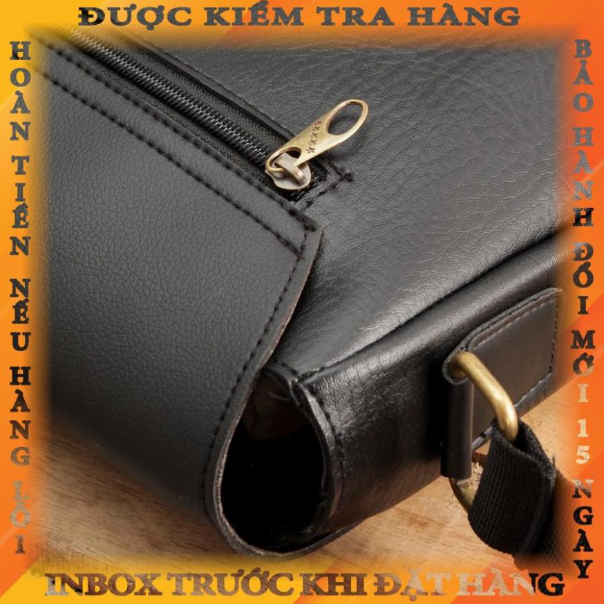 Túi Đeo Chéo Nam 4U Thời Trang D267 (đen -nâu) nganghi
