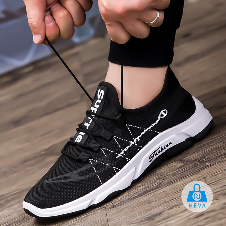(NEW) Giày Sneaker Nam Vải Lưới Thoáng Khí Năng Động NEVA2566 | BigBuy360 - bigbuy360.vn