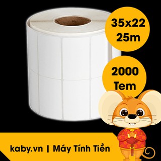 Giấy In Nhãn 35x22mm