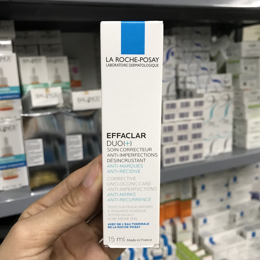 La Roche Posay Duo+ 15mL - Kem giảm mụn LA ROCHE POSAY EFFACLAR DUO+