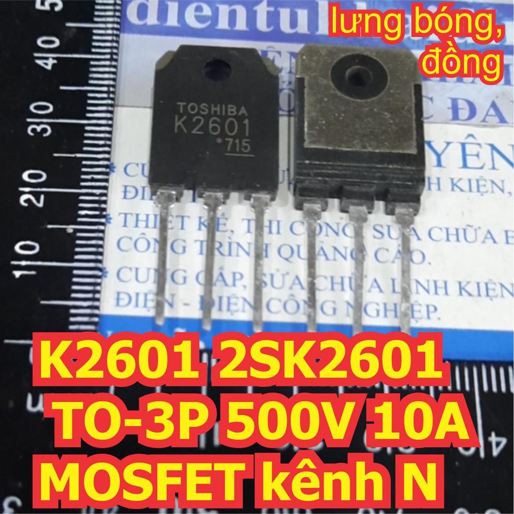K2601 2SK2601 TO-3P 500V 10A MOSFET kênh N kde7406