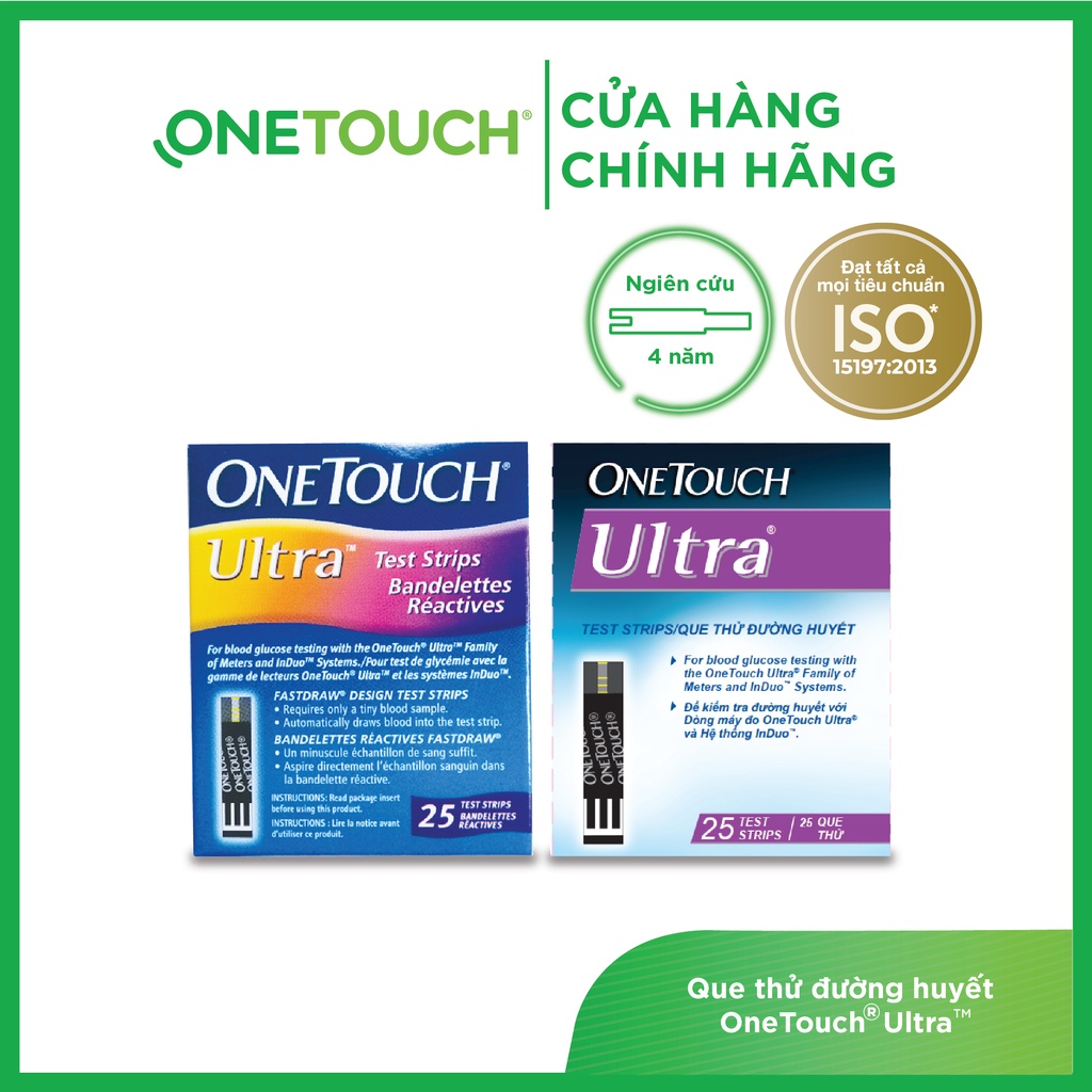 Que thử đường huyết OneTouch Ultra