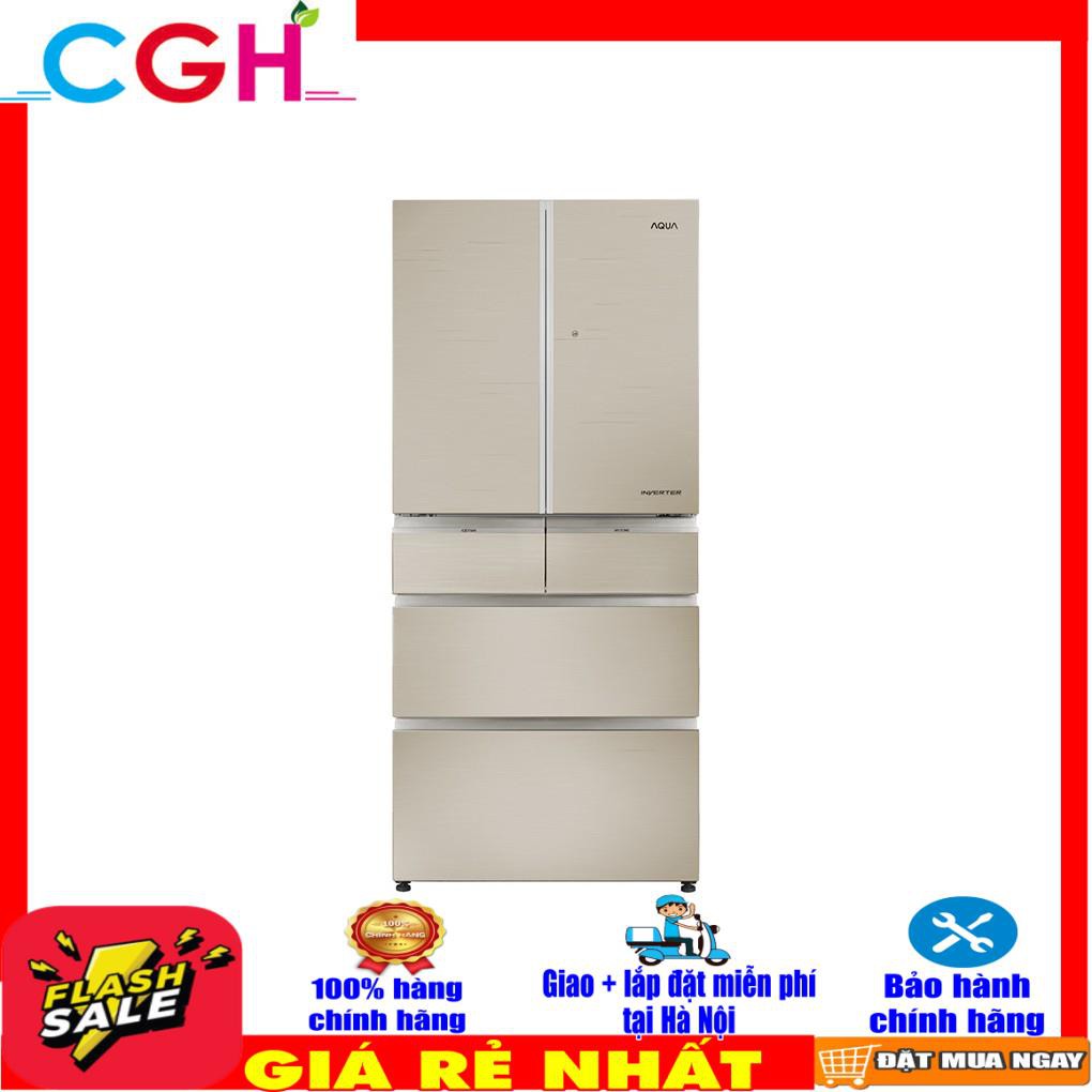 Tủ lạnh Aqua Inverter 515 lít AQR-IG686AM GC