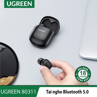 Tai nghe Bluetooth 5.0 Ugreen 80311 True Wireless Stereo Earphones chính hãng cao cấp