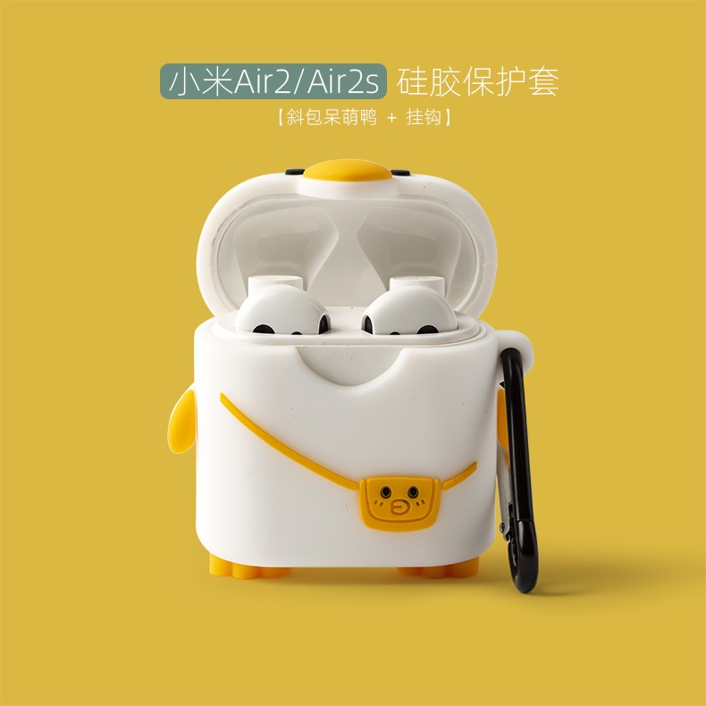 Vỏ Bảo Vệ Hộp Sạc Tai Nghe XIAOMI Air 2/Air 2S Chống Rơi Họa Tiết Hoạt Hình Dễ Thương