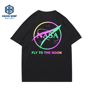 Áo Thun Phản Quang NASA Cotton 75% Form Rộng Unisex Nam Nữ Rẻ Đẹp HaiHaiShop, Ken T-Shirt.