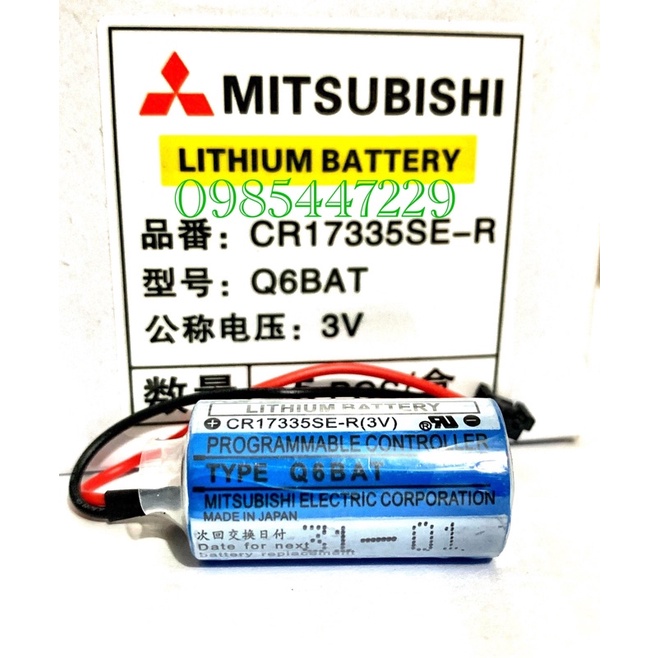 ￼Pin nuôi nguồn Mitsubishi Q6BAT CR17335SE-R