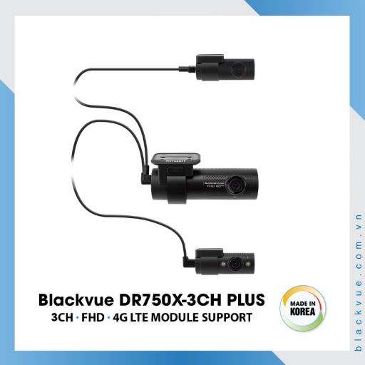 CAMERA HÀNH TRÌNH CAO CẤP BLACKVUE DR750X-3CH PLUS