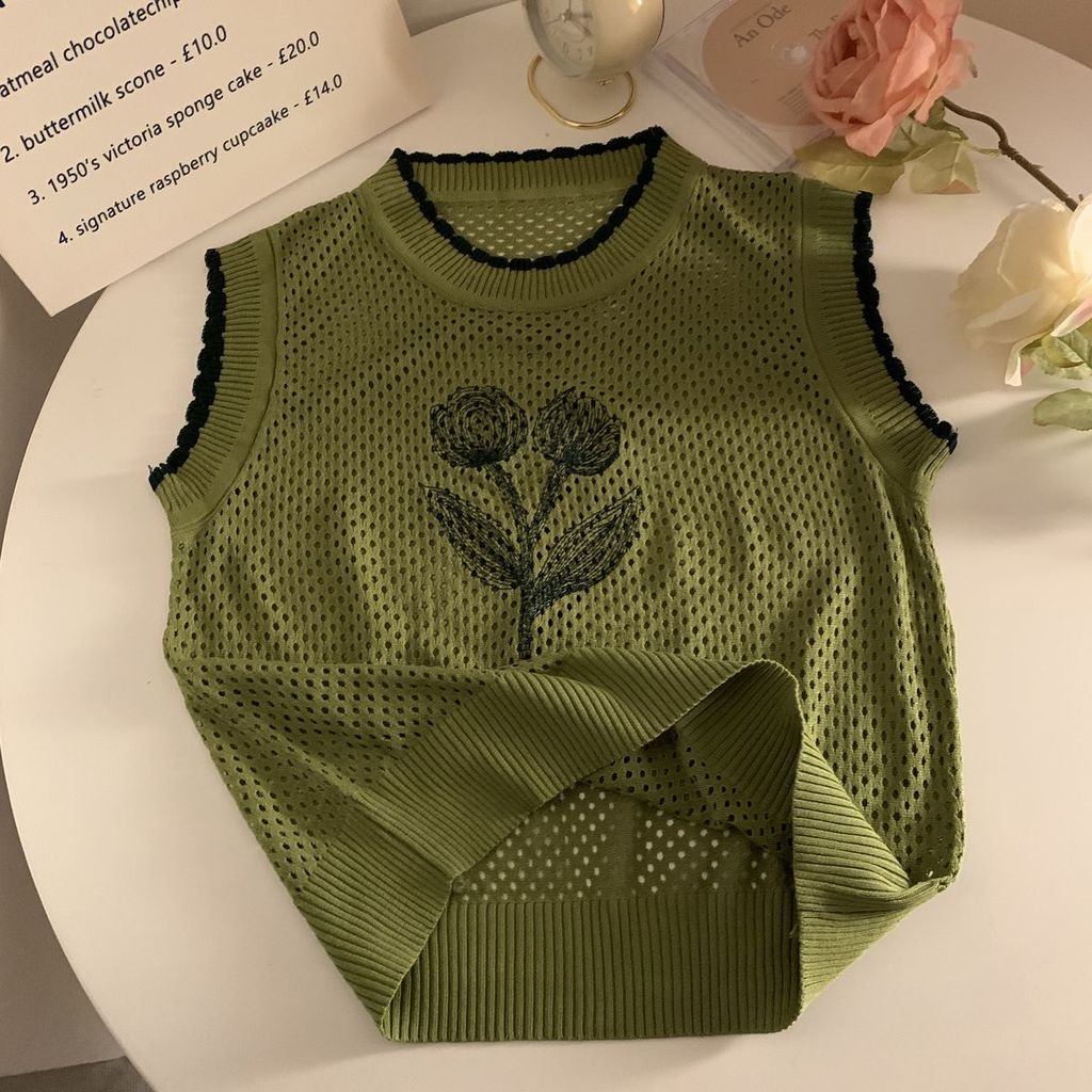 Áo Dệt Kim Sát Nách Thiết Kế Mới Thời Trang Dành Cho Mùa Hè