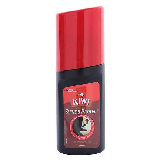 Xi Nước Màu Nâu Kiwi Shine & Protect Brown 30ml