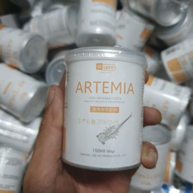 Artemia tách vỏ sấy khô lon 150ml